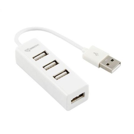 USB Hub 4xA mikro SBOX H-204, bel