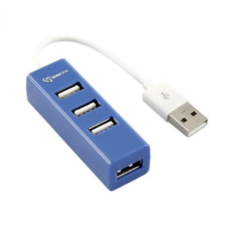 USB Hub 4xA mikro SBOX H-204, moder