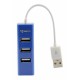 USB Hub 4xA mikro SBOX H-204, moder