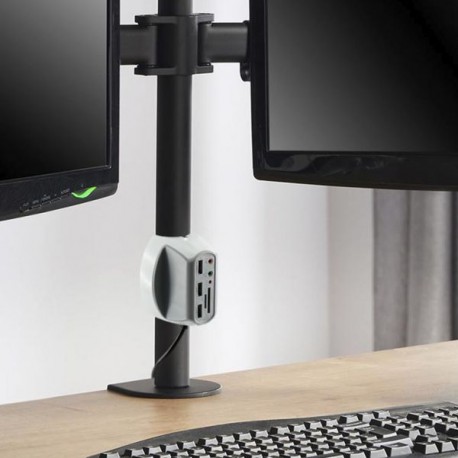 USB Hub 3xA + čitalec kartic + 2x avdio SBOX DH-1