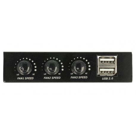 USB Hub 2.0 2xA notranji + kontrola ventilatorjev Delock