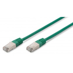 Kabel SFTP CAT.5e patch 0,5m zelen Digitus
