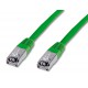 Kabel SFTP CAT.6A patch 2m zelen Digitus LSOH