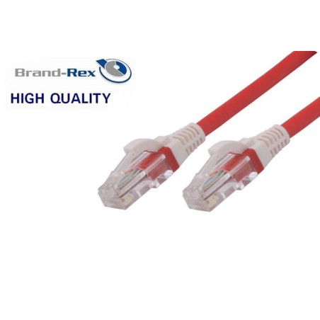 Kabel UTP CAT.5e patch 10m Leviton rdeč LSOH