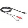 Kabel AVDIO 3.5M-2xChinch M 10m Delock