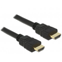 Kabel HDMI z mrežno povezavo 1,5m Delock High Speed Ultra HD 4K, črn