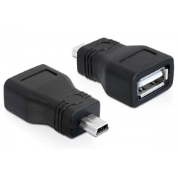 Adapter USB mini M 5-pin - USB-A Ž Delock