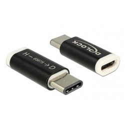 Adapter USB 2.0 mikro-B Ž - USB 3.1 Tip-C M Delock
