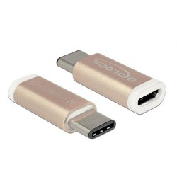 Adapter USB 2.0 Tip-C M - USB 2.0 mikro-B Ž Delock