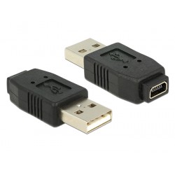 Adapter USB mini Ž - USB -A M Delock