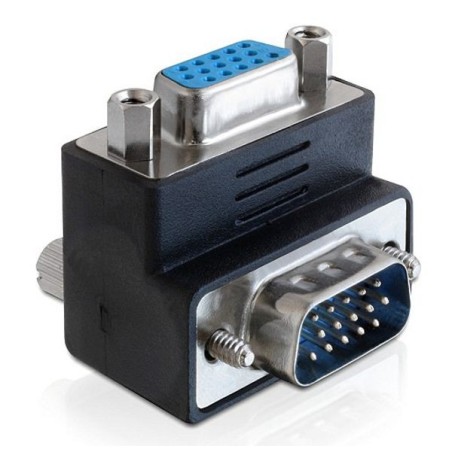 Adapter VGA M na VGA Ž kotni 270° Delock