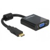 Adapter HDMI-C Mini M na VGA Ž Delock