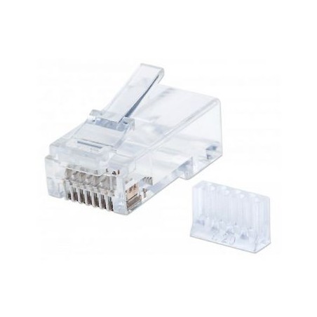 RJ45 konektor CAT.6+ UTP trdi kabel Intellinet (pak/90)