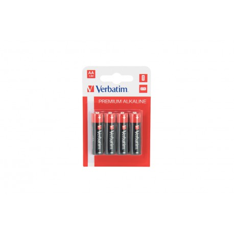 Baterija alkalna AA 1.5V 4/1 Verbatim 49921