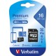 Spominska kartica MicroSD 16GB HC Class 10 Verbatim 44082 z adapterjem