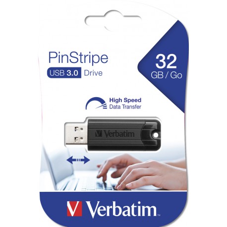 USB ključek 3.0 32GB Verbatim Pin Stripe 49317