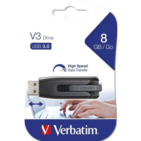 USB ključek 8GB Verbatim Store'N'Go V3 črn 49171