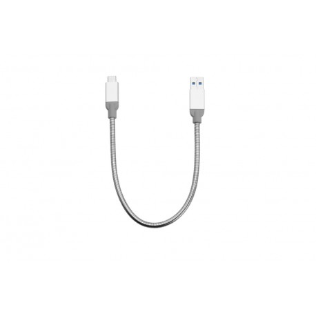 Kabel USB-C na USB-A Verbatim Stainless Steel Sync & Charge 30cm (48868)