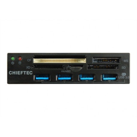 Chieftec all-in-one čitalec kartic 4x USB 3.0 port 3.5 panel