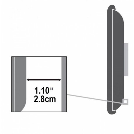 Stenski nosilec za TV / monitor PLB-2522F SBOX, črn