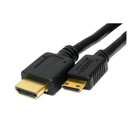 Kabel HDMI - HDMI mini z mrežo povezavo 10m TRM črn