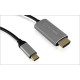 Icybox kabel iz USB-C na HDMI s podporo za 4k@60Hz