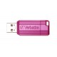 USB ključek 32GB Verbatim Pin Stripe Hot Pink 49056