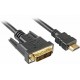 Kabel HDMI - DVI-D (18+1) M/M