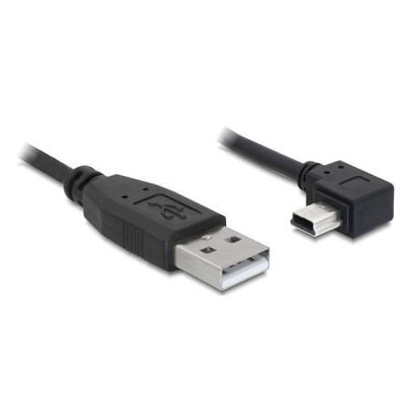 Kabel USB A-B mini kotni-horizontalno 0.5m Delock