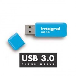 USB ključek 32GB INTEGRAL NEON, moder, INFD32GBNEONB3.0