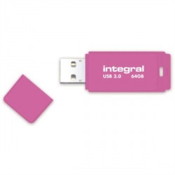 USB ključek 64GB Integral NEON, pink, INFD64GBNEONPK3.0