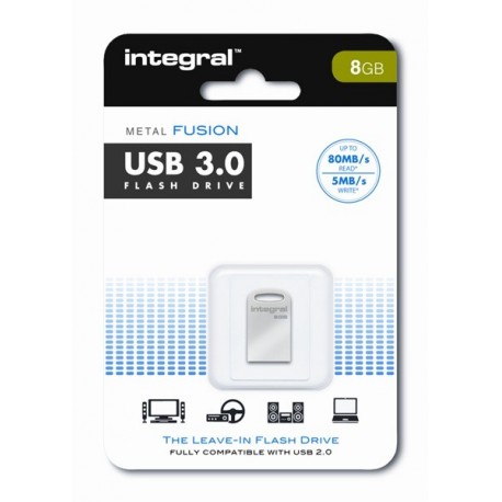 USB ključek 8GB INTEGRAL FUSION, INFD8GBFUS3.0