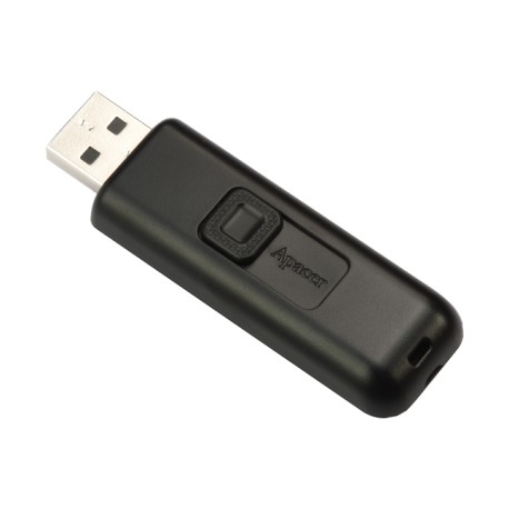 USB ključek 16GB APACER AH325 z izvlečnim konektorjem, črn