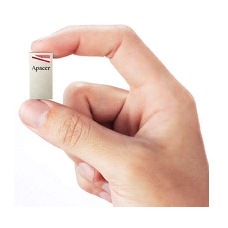 USB ključ  32GB  AH112 APACER super mini, srebrno/rdeč 8920016