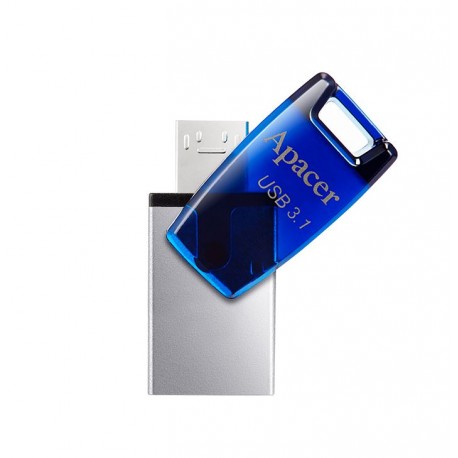 USB ključek 32GB APACER AH179, 3.1 mikro, moder, OTG
