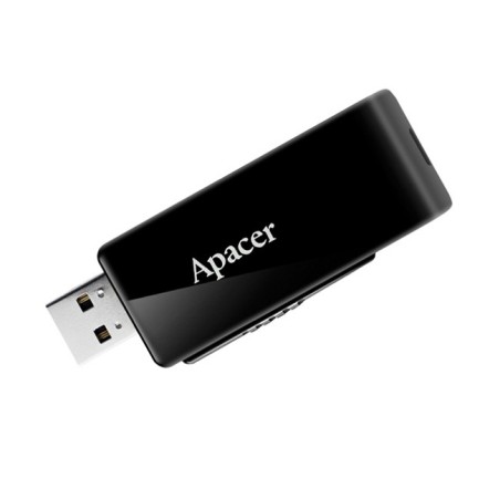 USB ključek 64GB APACER AH350 črno/bel