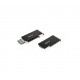 USB ključek 64GB APACER AH350 črno/bel