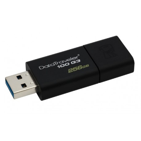 USB ključek 256GB KINGSTON DT100G3, črn (DT100G3/256GB)