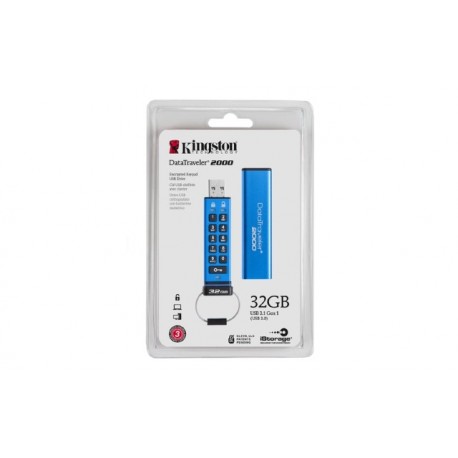 USB ključek 32GB KINGSTON DT2000, moder (DT2000/32GB)