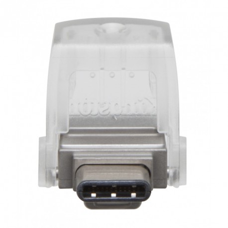 USB ključek 32GB KINGSTON DT MICRODUO 3C, srebrn (DTDUO3C/32GB)
