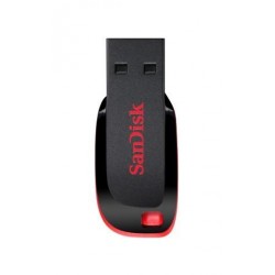 USB ključek 16GB SANDISK CRUZER BLADE, črno-rdeč  (SDCZ50-016G-B35)