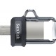 USB ključek 64GB SANDISK ULTRA DUAL, srebrno-črn (SDDD3-064G-G46)