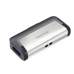 USB ključek 32GB SANDISK ULTRA DUAL, srebrno-črn (SDDDC2-032G-G46)