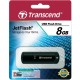 USB ključek 8GB TRANSCEND JF 350, črn (TS8GJF350)
