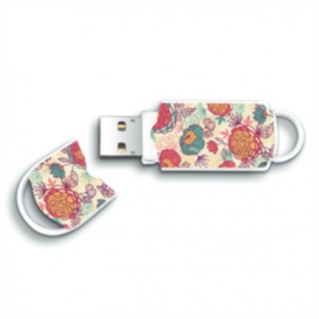 USB ključek 64GB INTEGRAL XPRESSION FLORAL , INFD64GBXPRFLORAL