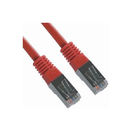 Priključni kabel za mrežo Cat5e UTP 0.5m rdeč