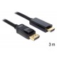 Kabel DisplayPort - HDMI 3m, Delock