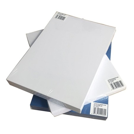 Karton za vezavo reliefni Klipko A4, 230g, bel, 100 kos