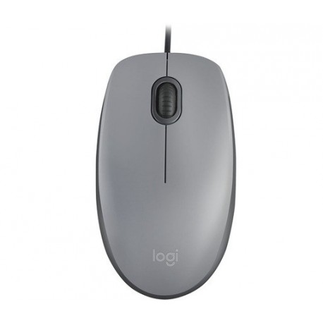 Miška USB Logitech M110 Silent, siva
