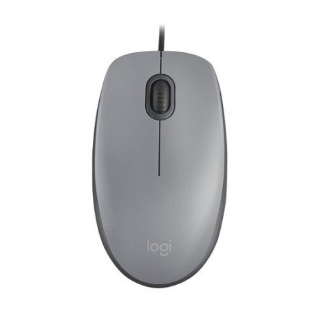 Miška USB Logitech M110 Silent, siva